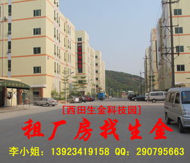 生金物业最新盘源信息 自租或介绍他人厂房成交者酬金半个月厂租